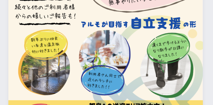 デイサービスアルモ通信12月号を発行！