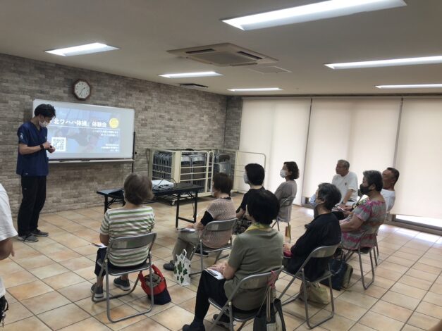 中津住民に向けて地域における介護予防活動を実施！